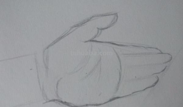 速写线描手速写线描手部
