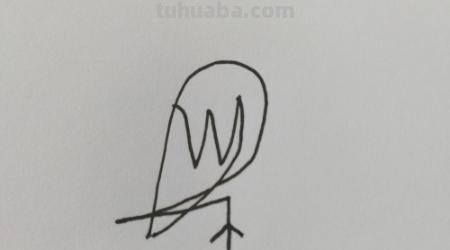 速写简笔鸟速写鸟怎么画