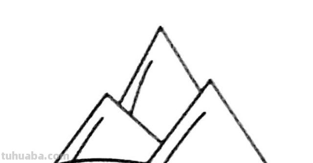 简单的山速写速写怎么画山 简单的山速写速写怎么画山