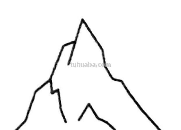 简单的山速写速写怎么画山 简单的山速写速写怎么画山