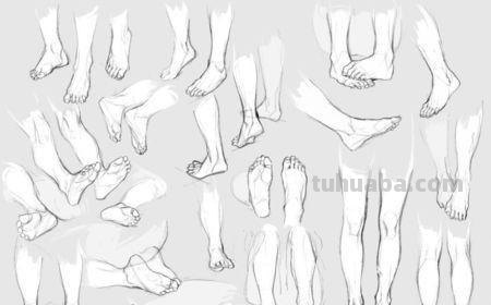 速写脚部临摹速写脚部临摹图片
