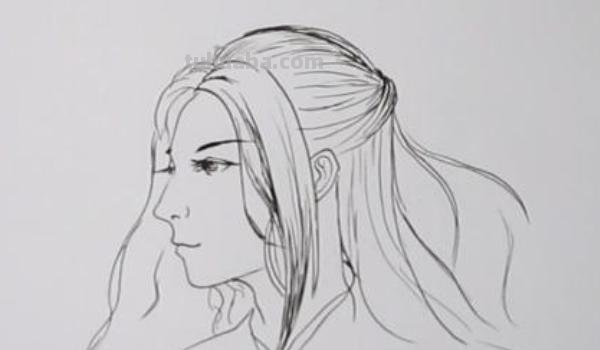 男生侧脸速写男生侧脸速写图片 男生侧脸速写男生侧脸速写图片