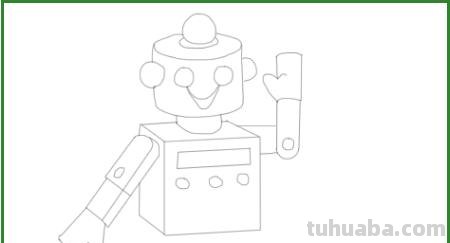 速写机器人速写机器人结构图 速写机器人速写机器人结构图