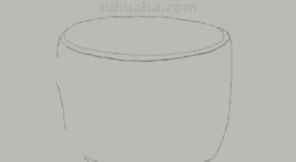 速写咖啡杯咖啡杯素描