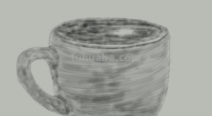速写咖啡杯咖啡杯素描