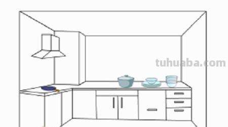 场景速写厨房一角场景速写厨房一角图片