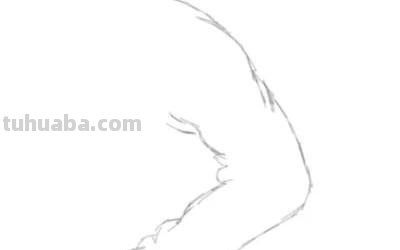 半侧脸速写速写半侧脸男