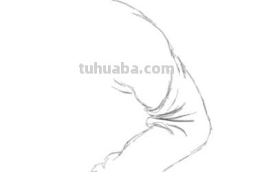 半侧脸速写速写半侧脸男