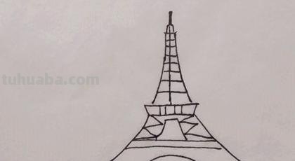 巴黎铁塔速写巴黎铁塔速写图片 巴黎铁塔速写巴黎铁塔速写图片