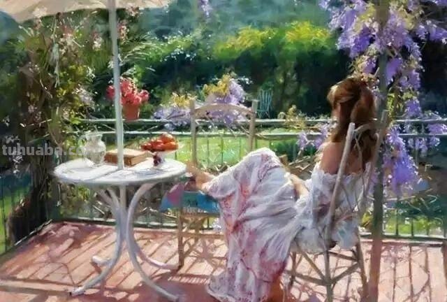 曼妙细腻的色粉画，名家手笔