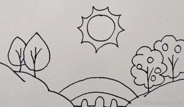 简笔风景速写简笔风景速写画的特点是什么