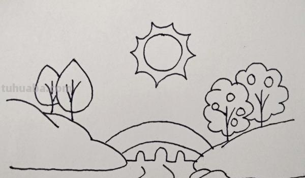 简笔风景速写简笔风景速写画的特点是什么