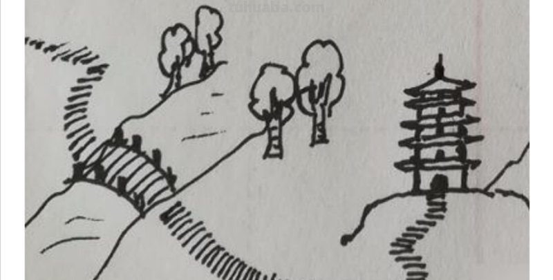 简笔风景速写简笔风景速写画的特点是什么