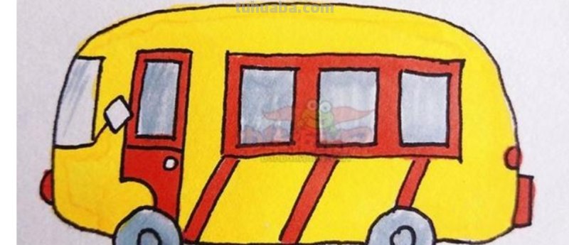 公交车场景速写公交车场景速写临摹图片