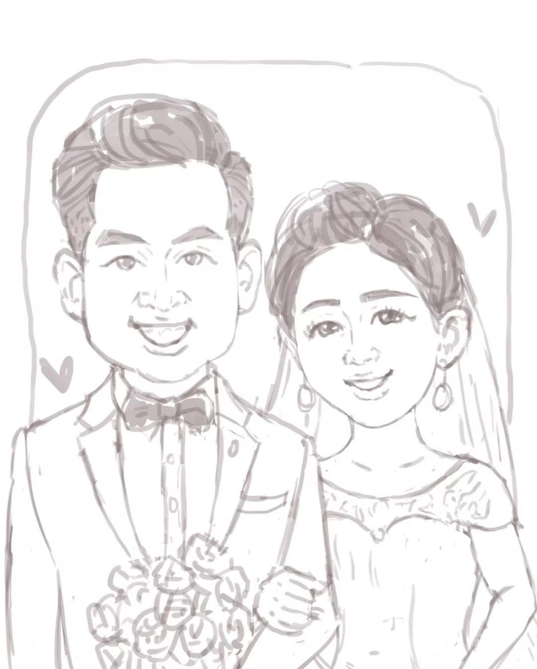 一家三口场景速写一家三口场景速写图片