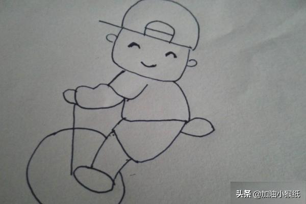 骑自行车的男青年速写骑自行车的男青年速写图片
