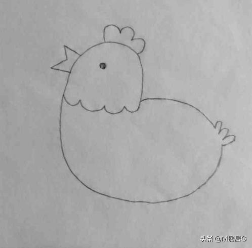 鸡宝宝速写鸡宝宝画法