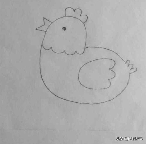 鸡宝宝速写鸡宝宝画法
