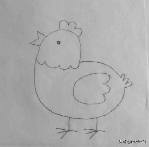 鸡宝宝速写鸡宝宝画法