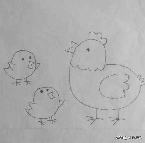 鸡宝宝速写鸡宝宝画法
