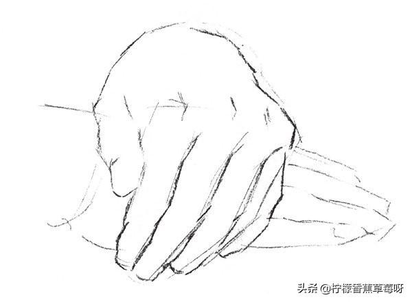 速写局部双手速写局部双手怎么画