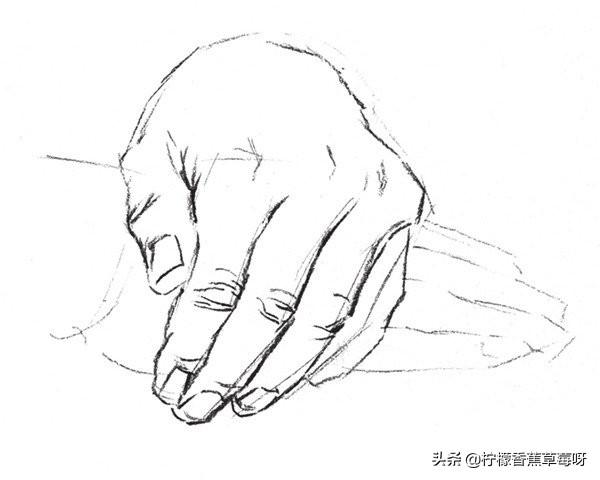 速写局部双手速写局部双手怎么画