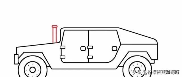 创意速写汽车创意速写汽车和自行车