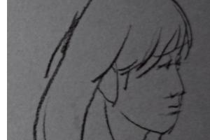 速写线描头发速写线描头发的画法