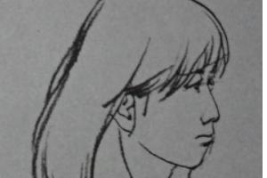 速写线描头发速写线描头发的画法