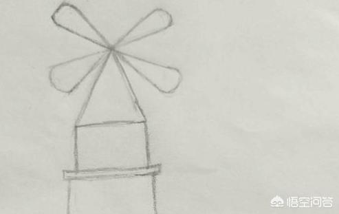 荷兰风车速写荷兰风车速写图片