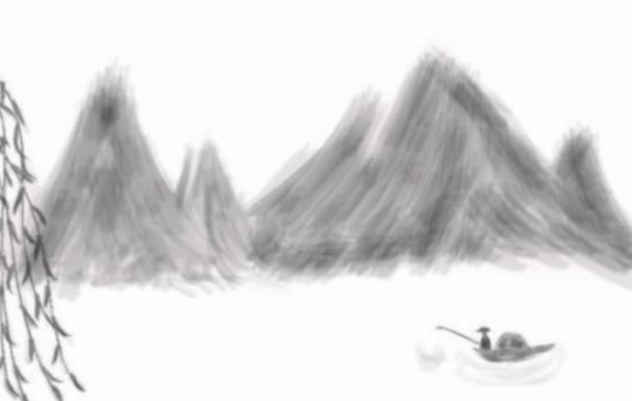 山和水速写山水速写图片