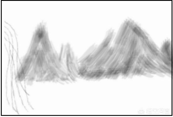 山和水速写山水速写图片