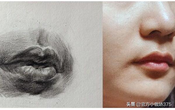 速写人物嘴巴画技巧法速写人物嘴巴画法步骤