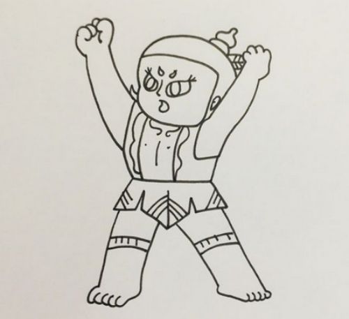 葫芦娃速写 葫芦娃速写