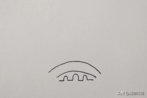 桥风景画技巧速写桥风景装饰画