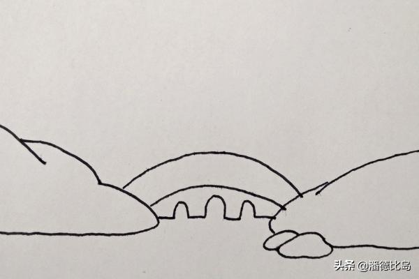 桥风景画技巧速写桥风景装饰画 桥风景画技巧速写桥风景装饰画