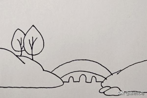 桥风景画技巧速写桥风景装饰画 桥风景画技巧速写桥风景装饰画