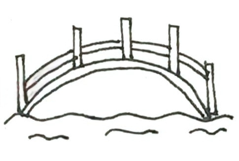 桥风景画技巧速写桥风景装饰画 桥风景画技巧速写桥风景装饰画