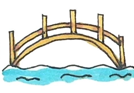 桥风景画技巧速写桥风景装饰画 桥风景画技巧速写桥风景装饰画