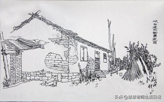 简单好画技巧的风景速写简单好画技巧的风景速写图片