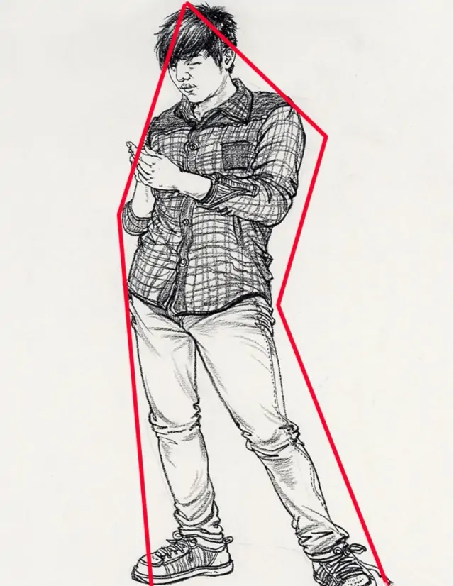 人物线描速写临摹范本人物线描速写临摹范本图片