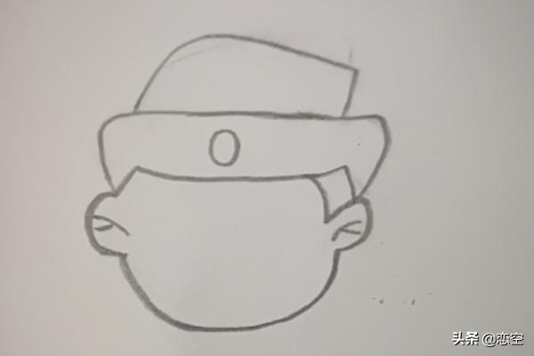 警察人物速写警察人物速写临摹图