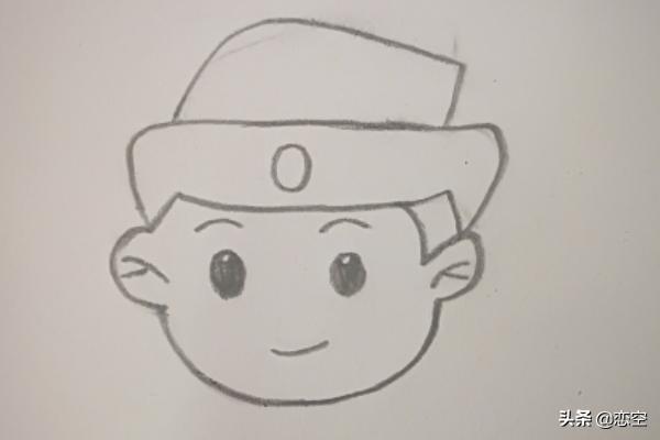 警察人物速写警察人物速写临摹图