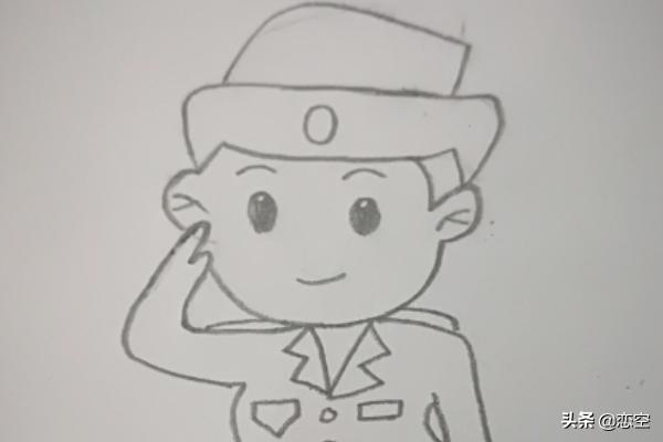 警察人物速写警察人物速写临摹图
