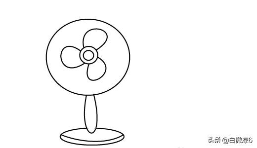速写电风扇速写电风扇涂什么颜色
