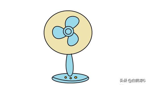 速写电风扇速写电风扇涂什么颜色