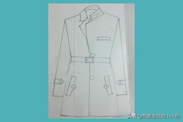 速写男装风衣速写男装风衣图片