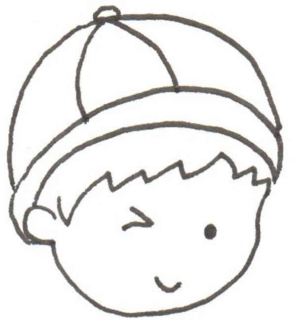 卡通画:放烟花的绘画步骤