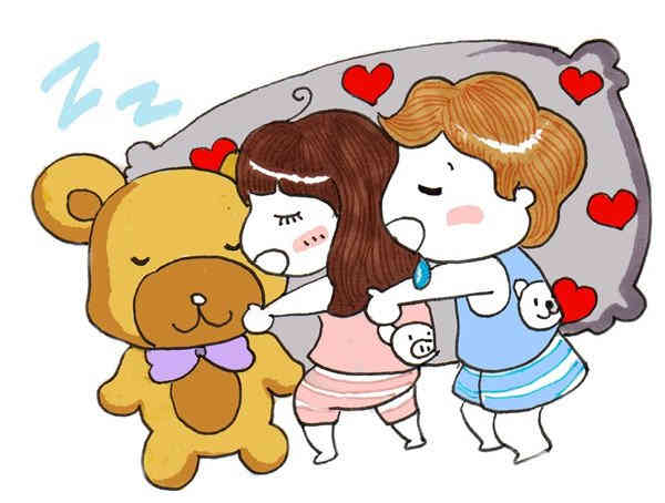 卡通画：午睡的绘画步骤