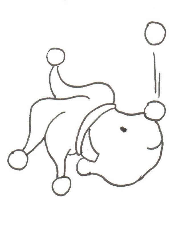 卡通画小丑的绘画步骤